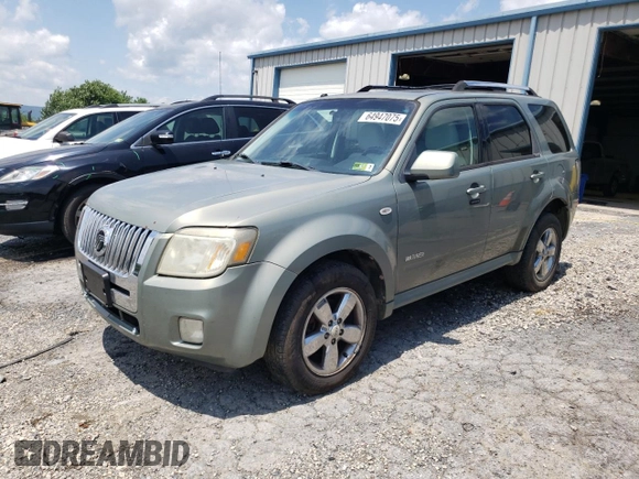 2008 Mercury Mariner Premier with VIN 4M2CU97178KJ45308, listed as a Copart auction lot 64947075 with 140,403 mi miles and Salvage title. Bid and sale history available at DreamBid. Image 1.