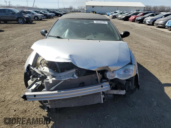 2005 Chrysler Sebring GTC with VIN 1C3EL75R85N618422, listed as a Copart auction lot 48548755 with 111,681 mi miles and Salvage Title. Bid and sale history available at DreamBid. Image 5.