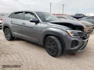 2024 Volkswagen Atlas Cross Sport 2.0T SE w/Technology with VIN 1V2JE2CA9RC218003, listed as a Copart auction lot 88033135 with 0 mi miles and Salvage Title. Bid and sale history available at carsss.com. Image 4.
