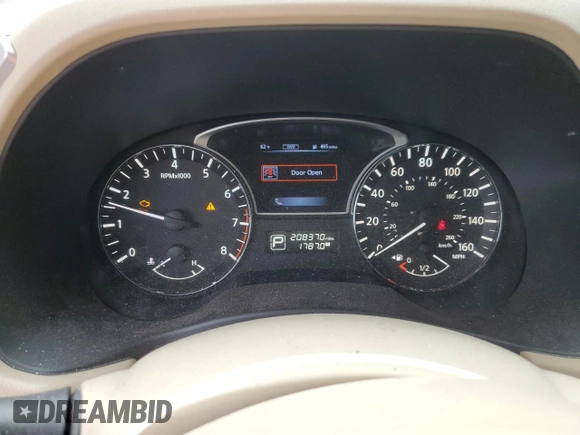 2015 Nissan Pathfinder SV with VIN 5N1AR2MM4FC705793, listed as a Copart auction lot 49404455 with 208,370 mi miles and Salvage Title. Bid and sale history available at carsss.com. Image 9.