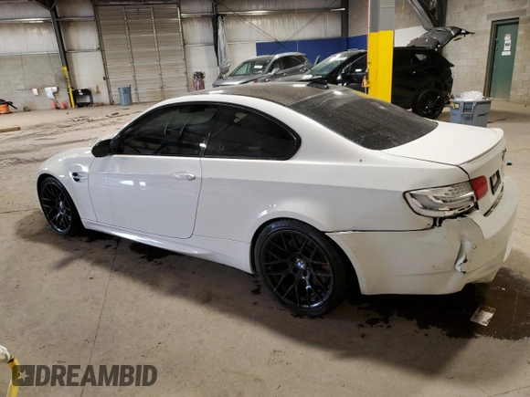 2012 BMW M3 with VIN WBSKG9C56CE799055, listed as a Copart auction lot 72605484 with 79,026 mi miles and Salvage title. Bid and sale history available at DreamBid. Image 2.