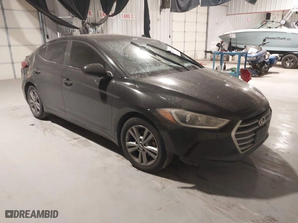 2018 Hyundai Elantra Value Edition with VIN KMHD84LF9JU545086, listed as a IAAI auction lot 41623845 with 128,973 mi miles. Bid and sale history available at carsss.com. Image 1.