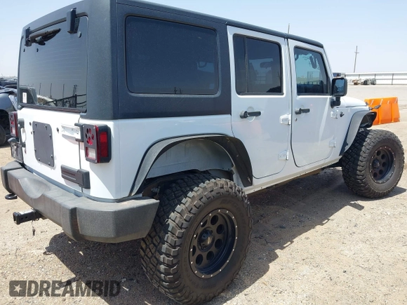 2013 Jeep Wrangler Unlimited Sport with VIN 1C4BJWDGXDL694054, listed as a IAAI auction lot 42097708 with 130,360 mi miles and . Bid and sale history available at DreamBid. Image 4.