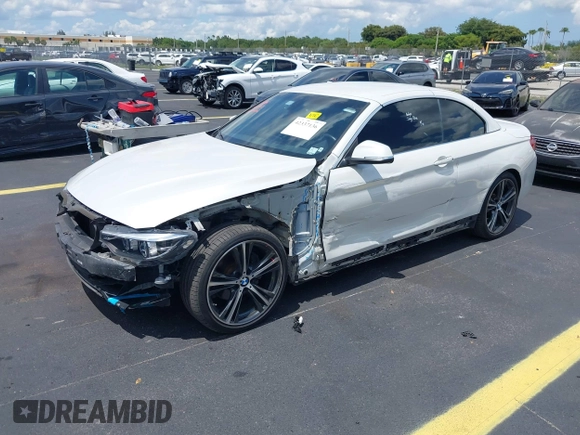 2018 BMW 4 Series 430i with VIN WBA4Z1C54JEC72611, listed as a IAAI auction lot 42337136 with 33,768 mi miles and . Bid and sale history available at DreamBid. Image 18.