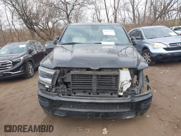 2019 Ram 1500 Big Horn/Lone Star with VIN 1C6RRFFG0KN733263, listed as a IAAI auction lot 41077579 with 85,259 mi miles. Bid and sale history available at carsss.com. Image 13.