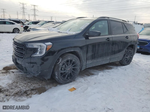 2024 GMC Terrain SLE with VIN 3GKALMEG1RL278807, listed as a Copart auction lot 45244235 with 18,328 mi miles and Salvage Title. Bid and sale history available at carsss.com. Image 1.