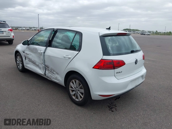 2015 Volkswagen Golf TSI S с VIN 3VW217AU2FM032970, выставлен на аукционе IAAI как лот 42288686 с пробегом 83 357 миль миль и . История ставок и продаж доступна на DreamBid. Изображение 3.