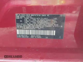 2012 Toyota RAV4 with VIN 2T3BF4DV5CW195176, listed as a IAAI auction lot 42668629 with 254,899 mi miles and . Bid and sale history available at DreamBid. Image 9.