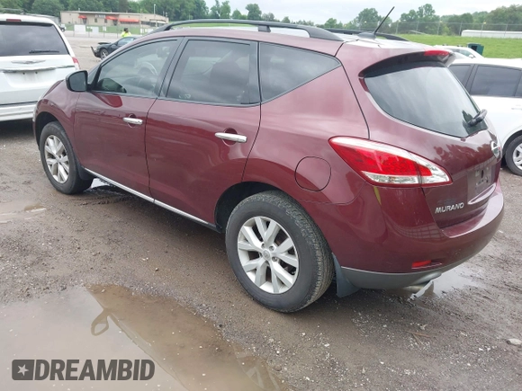 2012 Nissan Murano SV с VIN JN8AZ1MW1CW213141, выставлен на аукционе IAAI как лот 42356693 с пробегом 191 513 миль миль и . История ставок и продаж доступна на DreamBid. Изображение 3.