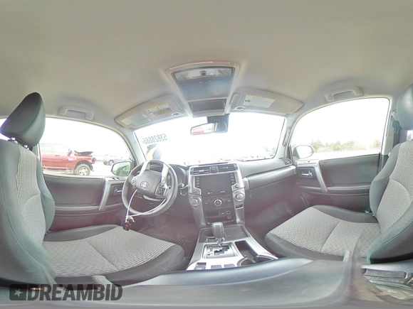 2023 Toyota 4Runner SR5 with VIN JTEEU5JR7P5297006, listed as a Copart auction lot 53828885 with 34,777 mi miles and Salvage title. Bid and sale history available at DreamBid. Image 14.