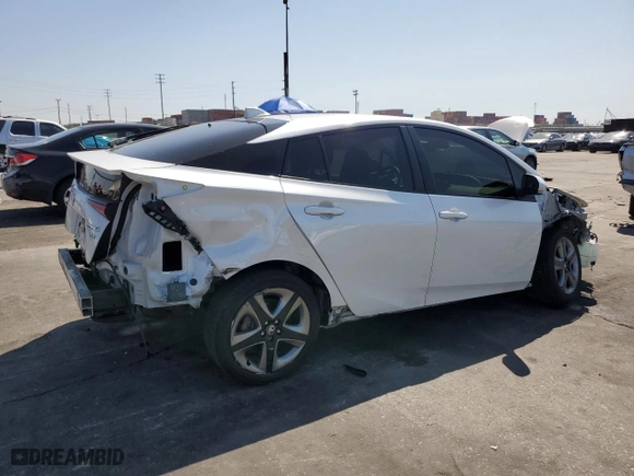 2022 Toyota Prius L Eco with VIN JTDKAMFU5N3156306, listed as a Copart auction lot 49996065 with 82,549 mi miles and Salvage Title. Bid and sale history available at carsss.com. Image 3.