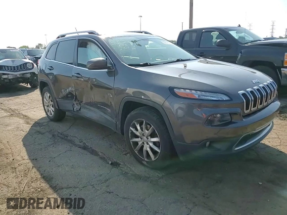 2014 Jeep Cherokee Limited with VIN 1C4PJMDB2EW215897, listed as a Copart auction lot 59576765 with 107,071 mi miles and Salvage title. Bid and sale history available at DreamBid. Image 13.