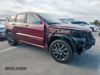2018 Jeep Grand Cherokee High Altitude with VIN 1C4RJECG3JC489021, listed as a Copart auction lot 59780925 with 108,076 mi miles and Salvage title. Bid and sale history available at DreamBid. Image 4.