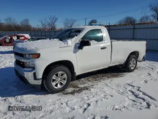 2019 Chevrolet Silverado 1500 Work Truck with VIN 3GCNWAEF5KG311798, listed as a Copart auction lot 44961625 with 61,728 mi miles and Salvage Title. Bid and sale history available at DreamBid. Image 1.