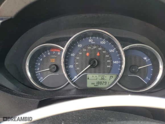 2016 Toyota Corolla L with VIN 5YFBURHE1GP394609, listed as a Copart auction lot 47928975 with 188,291 mi miles and Salvage Title. Bid and sale history available at carsss.com. Image 9.