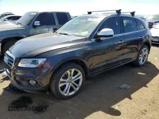 2015 Audi SQ5 Premium Plus with VIN WA1CGAFP2FA133987, listed as a Copart auction lot 47605733 with 82,091 mi miles. Bid and sale history available at carsss.com. Image 1.