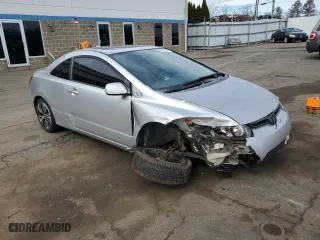 2008 Honda Civic Cpe EX-L with VIN 2HGFG12928H559629, listed as a Copart auction lot 48201925 with 164,448 mi miles and Salvage Title. Bid and sale history available at carsss.com. Image 4.