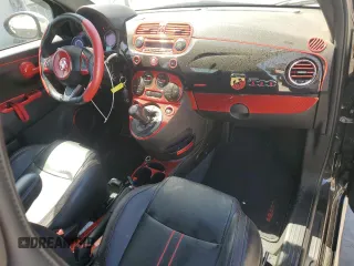 2012 FIAT 500 Abarth with VIN 3C3CFFFH6CT330426, listed as a Copart auction lot 57341965 with 40,702 mi miles and Salvage title. Bid and sale history available at DreamBid. Image 8.