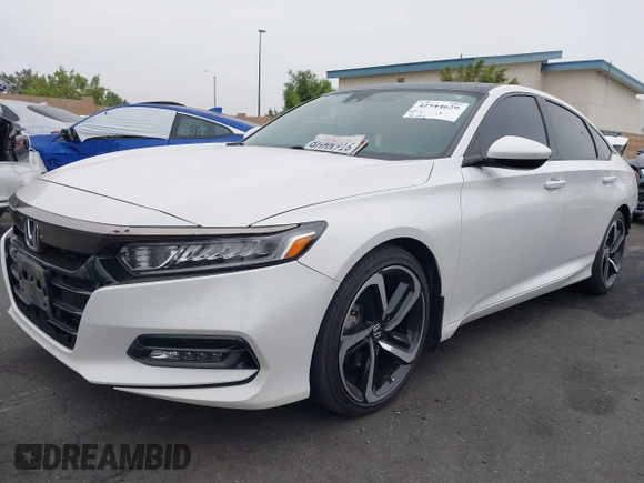 2019 Honda Accord Sport with VIN 1HGCV2F38KA001391, listed as a IAAI auction lot 42544629 with 39,663 mi miles and . Bid and sale history available at DreamBid. Image 18.