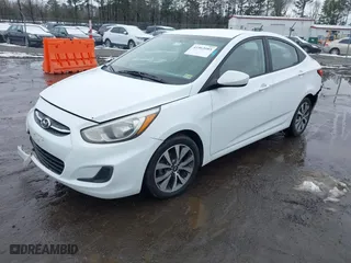 2017 Hyundai Accent SE with VIN KMHCT4AE0HU225010, listed as a IAAI auction lot 41563585 with 77,949 mi miles. Bid and sale history available at carsss.com. Image 2.