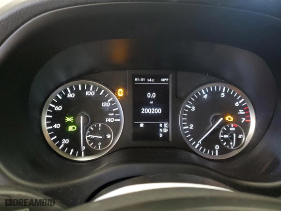 2018 Mercedes-Benz Metris Passenger Van with VIN WD4PG2EE4J3414527, listed as a Copart auction lot 80296103 with 200,200 mi miles. Bid and sale history available at carsss.com. Image 9.