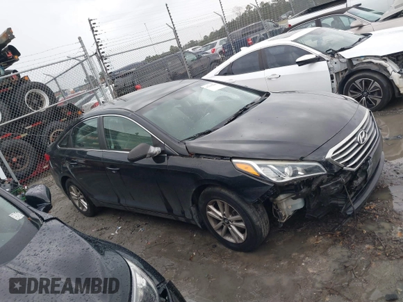 2016 Hyundai Sonata 2.4L with VIN 5NPE24AF7GH280779, listed as a IAAI auction lot 41559208 with 119,068 mi miles and . Bid and sale history available at carsss.com. Image 14.