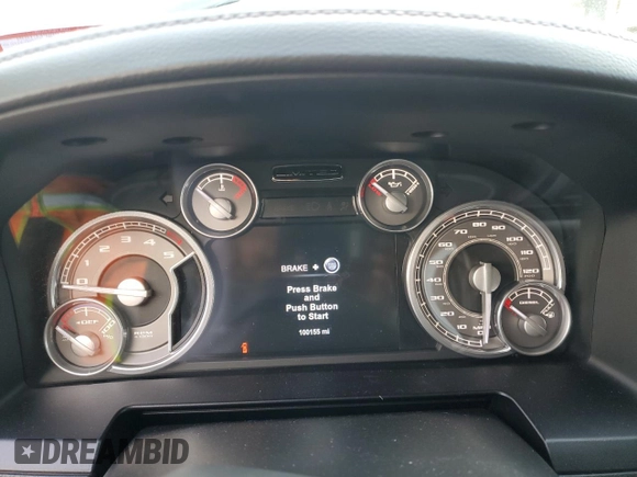 2015 Ram 1500 Laramie Longhorn with VIN 1C6RR7PM8FS633140, listed as a Copart auction lot 82487774 with 100,155 mi miles and Salvage title. Bid and sale history available at DreamBid. Image 9.