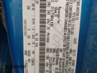 2012 Ford Focus SE z VIN 1FAHP3F22CL267562, wystawiony jako Copart lot #53556895 z przebiegiem 179 828 mil mil oraz Szkoda całkowita • Salvage title. Historia ofert i sprzedaży dostępna na DreamBid. Obrazek 13.