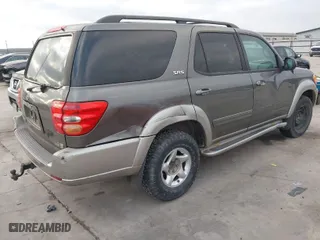 2004 Toyota Sequoia SR5 with VIN 5TDZT34A84S217320, listed as a IAAI auction lot 41472557 with 299,000 mi miles. Bid and sale history available at carsss.com. Image 4.