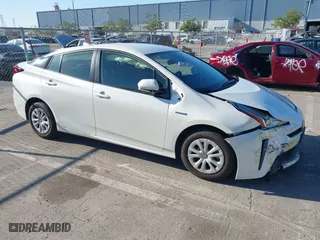 2019 Toyota Prius L Eco with VIN JTDKARFU5K3074181, listed as a IAAI auction lot 41676229 with 28,164 mi miles. Bid and sale history available at carsss.com. Image 1.