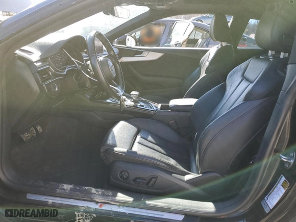2018 Audi A5 Coupe Premium with VIN WAUSNAF5XJA001359, listed as a Copart auction lot 45184885 with 91,979 mi miles and Salvage Title. Bid and sale history available at carsss.com. Image 7.