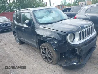 2018 Jeep Renegade Limited with VIN ZACCJBDBXJPH00377, listed as a IAAI auction lot 42391226 with 84,523 mi miles and . Bid and sale history available at DreamBid. Image 1.
