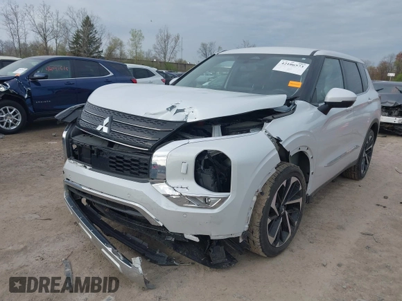 2022 Mitsubishi Outlander SE z VIN JA4J4UA85NZ036591, wystawiony jako IAAI lot #42106573 z przebiegiem 37 467 mil mil oraz . Historia ofert i sprzedaży dostępna na DreamBid. Obrazek 2.