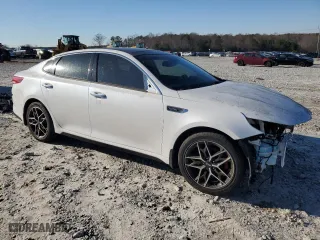 2019 Kia Optima SX with VIN 5XXGW4L20KG330613, listed as a Copart auction lot 41571785 with 49,811 mi miles and Salvage Title. Bid and sale history available at carsss.com. Image 4.
