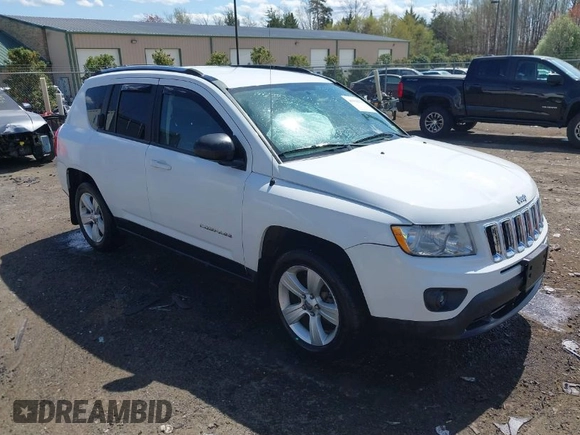2012 Jeep Compass Sport with VIN 1C4NJDBB1CD588884, listed as a IAAI auction lot 41918765 with 199,008 mi miles. Bid and sale history available at carsss.com. Image 1.