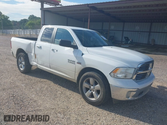 2015 Ram 1500 Big Horn with VIN 1C6RR6GT6FS604432, listed as a IAAI auction lot 39565790 with 177,524 mi miles. Bid and sale history available at carsss.com. Image 1.