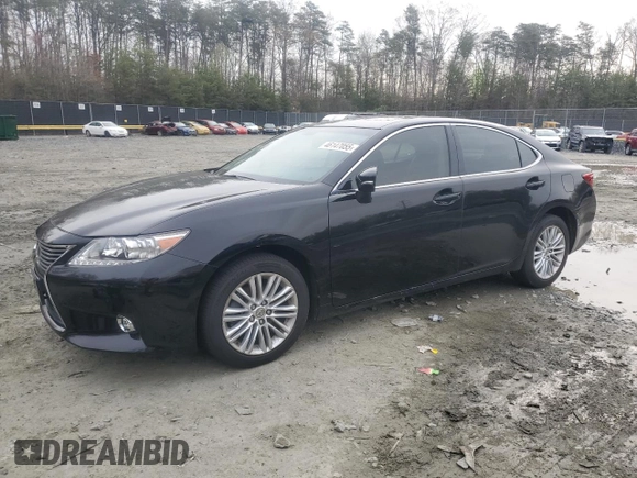 2015 Lexus ES with VIN JTHBK1GG4F2188514, listed as a Copart auction lot 46147055 with 163,240 mi miles and Salvage Title. Bid and sale history available at carsss.com. Image 1.