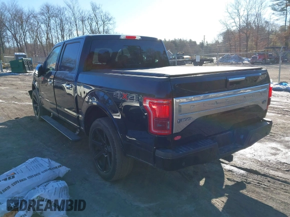 2017 Ford F-150 XL with VIN 1FTEW1EGXHFB14984, listed as a IAAI auction lot 41546709 with 132,132 mi miles. Bid and sale history available at carsss.com. Image 3.