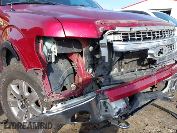 2013 Ford F-150 XL with VIN 1FTFW1EF1DFA78429, listed as a IAAI auction lot 41119527 with 280,736 mi miles. Bid and sale history available at carsss.com. Image 6.