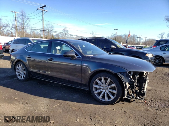 2015 Audi A7 3.0 Premium Plus with VIN WAUWGAFC3FN025710, listed as a Copart auction lot 45300854 with 194,844 mi miles. Bid and sale history available at carsss.com. Image 4.