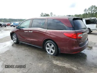 2018 Honda Odyssey EX-L z VIN 5FNRL6H75JB097041, wystawiony jako Copart lot #50617535 z przebiegiem 169 040 mil mil oraz Szkoda całkowita • Salvage title. Historia ofert i sprzedaży dostępna na DreamBid. Obrazek 2.