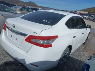 2015 Nissan Sentra S with VIN 3N1AB7AP2FY250621, listed as a IAAI auction lot 41864359 with 132,577 mi miles. Bid and sale history available at carsss.com. Image 4.