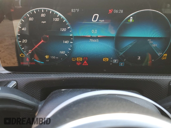2022 Mercedes-Benz A 220 with VIN W1K3G4FB3NJ335978, listed as a Copart auction lot 70559984 with 79,445 mi miles and Clean Title. Bid and sale history available at DreamBid. Image 9.