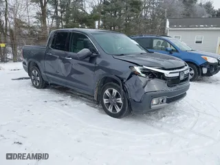 2017 Honda Ridgeline RTL-E with VIN 5FPYK3F75HB035253, listed as a IAAI auction lot 41292668 with 115,581 mi miles. Bid and sale history available at carsss.com. Image 1.
