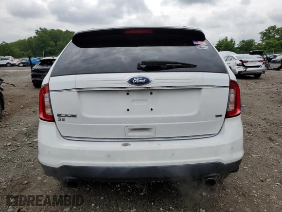 2014 Ford Edge SE with VIN 2FMDK4GC4EBA32468, listed as a Copart auction lot 64206755 with 375,332 mi miles and Clean title. Bid and sale history available at DreamBid. Image 6.