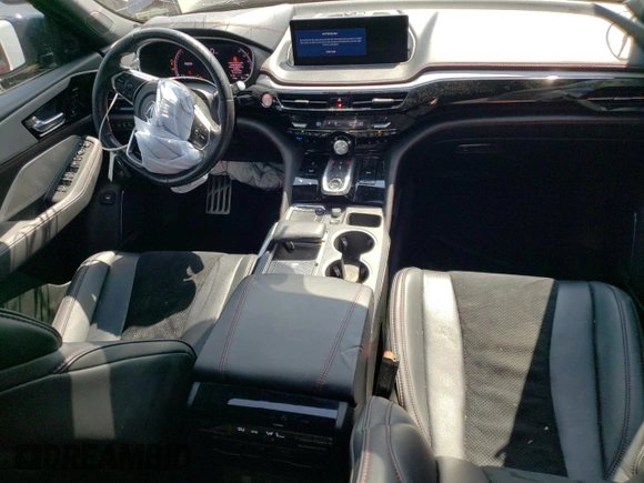 2024 Acura MDX w/A-Spec Package with VIN 5J8YE1H08RL001232, listed as a Copart auction lot 60906385 with 61,898 mi miles and Salvage title. Bid and sale history available at DreamBid. Image 8.