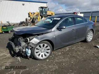 2011 Buick Regal CXL Turbo TO6 with VIN W04G05GV5B1112720, listed as a Copart auction lot 47566325 with 96,633 mi miles and Salvage Title. Bid and sale history available at carsss.com. Image 1.