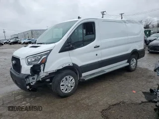 2023 Ford Transit Cargo with VIN 1FTBR1Y89PKA52062, listed as a Copart auction lot 47646225 with 40,785 mi miles and Clean Title. Bid and sale history available at carsss.com. Image 1.