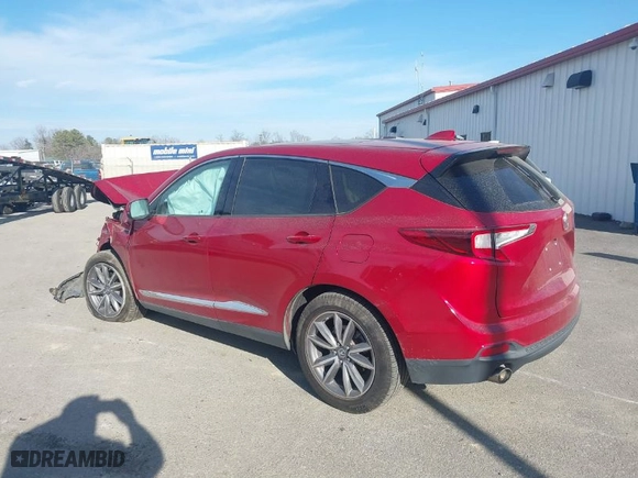 2019 Acura RDX w/Technology Pkg with VIN 5J8TC1H51KL025454, listed as a IAAI auction lot 41671946 with 91,017 mi miles. Bid and sale history available at carsss.com. Image 3.