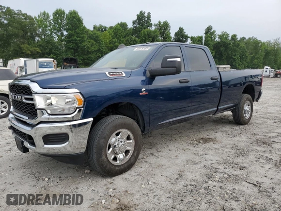 2024 Ram 2500 Tradesman with VIN 3C6UR5HL0RG169082, listed as a Copart auction lot 59879335 with 13,732 mi miles and Salvage title. Bid and sale history available at DreamBid. Image 1.